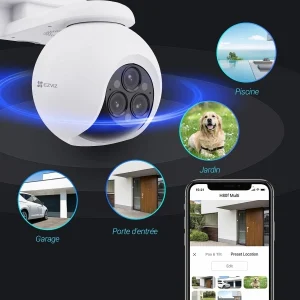 caméra vidéosurveillance extérieure Ezviz maison Aix-en-Provence